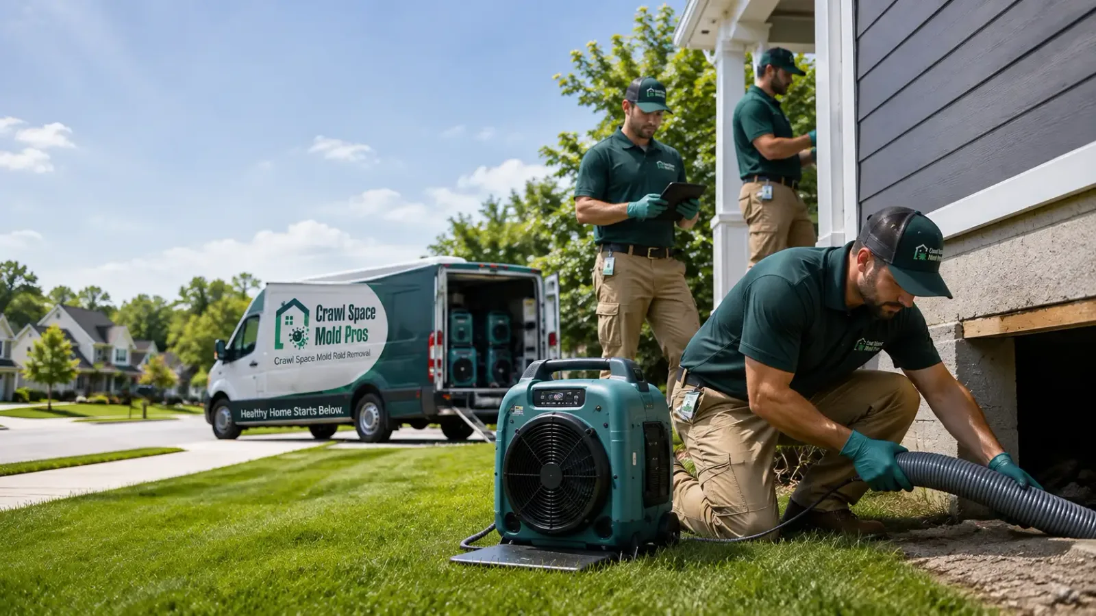 Crawl Space Mold Removal in Edgerton, OH